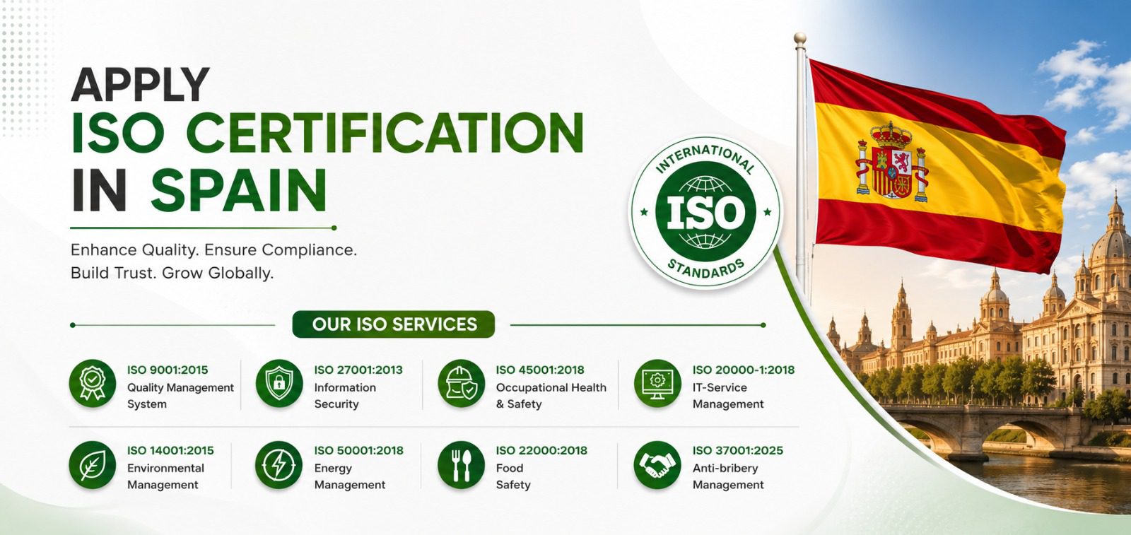 iso certifacation in spain