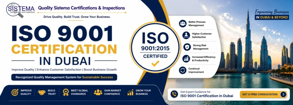 ISO 9001 Certification in Dubai