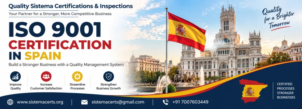 ISO 9001 certification in Spain